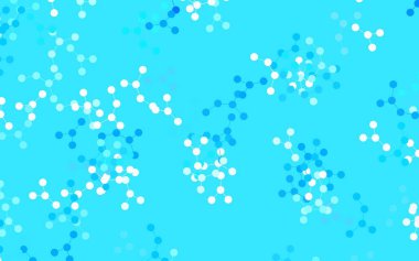 Yapay zeka konseptiyle hafif BLUE vektör dokusu. Parlak renkli bir illüstrasyon ve yapay zekanın gerçek yapısı. Bilim için desen, geleceksel tasarımlar..