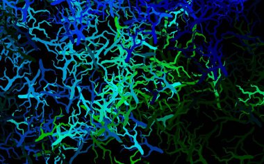 Koyu mavi, kırmızı vektör zarif şablon yapraklı, dallı. Yapraklar, beyaz arka planda doğal dallar. Çocuk kitapları için renkli desen.