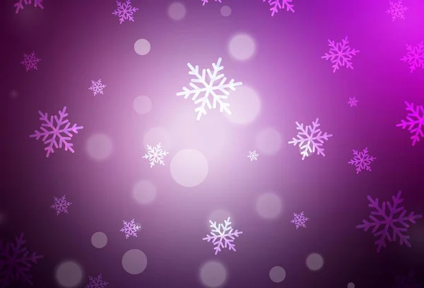Sötét Rózsaszín Vektor Textúra Születésnapi Stílusban Intelligens Illusztráció Lejtős Karácsonyi — Stock Vector