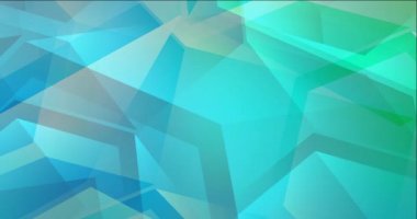 4K döngü açık mavi, kare biçiminde yeşil animasyon.