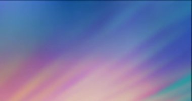 4K döngü açık mavi, sarı soyut bulanık canlandırma.