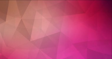 4K açık pembe, çokgen malzemeli sarı video.
