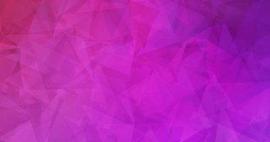 Açık mor 4K döngü, çokgen malzemeli pembe video.