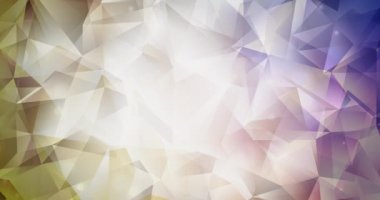 4K koyu pembe, sarı çokgen akış videosu.