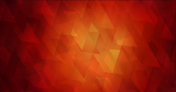 4К петля темно-красные кадры в полигональном стиле. — стоковое видео