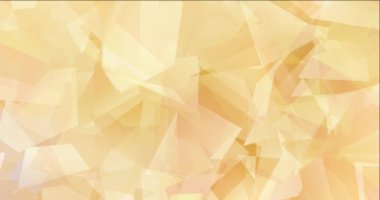 4K döngü açık sarı çokgen akış videosu.