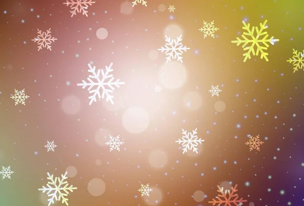 カーニバルスタイルのライトマルチカラーベクトルテンプレート カラフルなクリスマスのものと抽象グラデーションイラスト ポスター 書籍のバナーのパターン — ストックベクタ