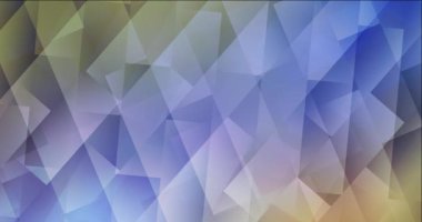 4K açık mavi, dikdörtgenli sarı akış videosu.