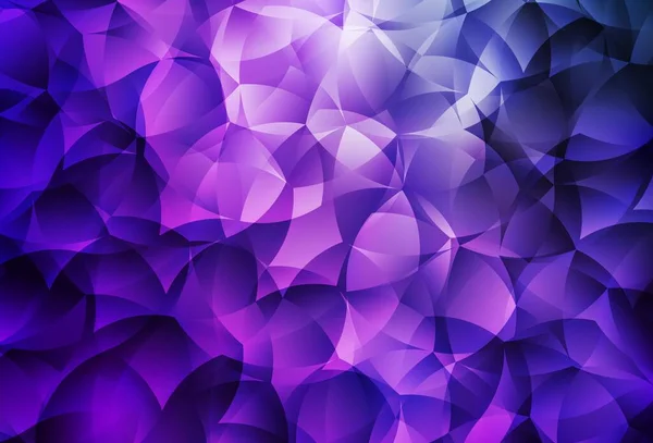 Luz Púrpura Vector Rosa Diseño Poli Baja Ilustración Geométrica Creativa — Vector de stock