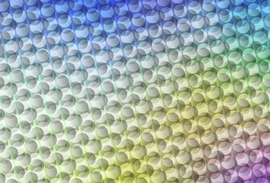 Kabarcıklı hafif çok renkli vektör arkaplanı. Bulanık dekoratif tasarım baloncuklu soyut tarzda. İş ilanınız için tasarım.