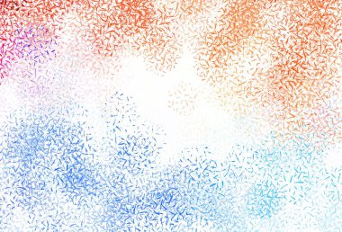 Açık pembe, renkli çizgileri olan mavi vektör dokusu. Renkli çubuklarla, soyut çizimler. Reklamınız, posteriniz, afişiniz için en iyi tasarım.