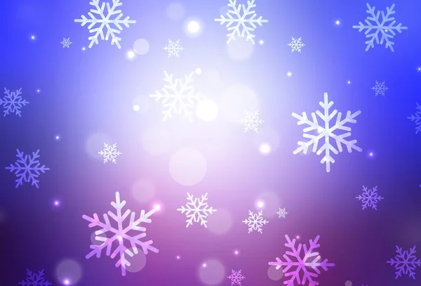 ライトブルー カーニバルスタイルのレッドベクトルテンプレート グラデーションのクリスマス要素を持つスマートイラスト ポスター 書籍のバナーのパターン — ストックベクタ