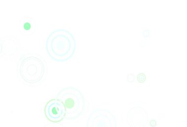 Açık Mavi, noktalı yeşil vektör arkaplanı. Doğa tarzında renkli baloncuklu soyut illüstrasyon. Poster ve web siteleri için tasarım.