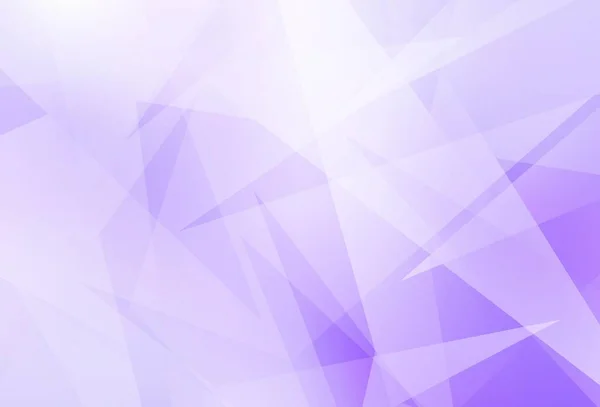 라이트 Light Purple Vector Pattern 폴리곤 스타일 아름다운 방식의 삼각형의 — 스톡 벡터
