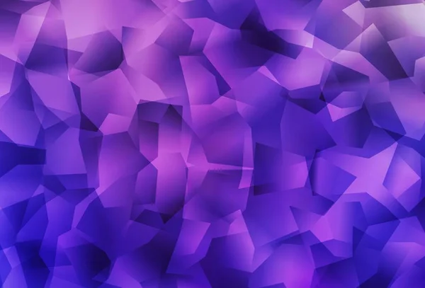 Светло Фиолетовый Розовый Векторный Треугольник Красочная Абстрактная Иллюстрация Треугольниками Совершенно — стоковый вектор