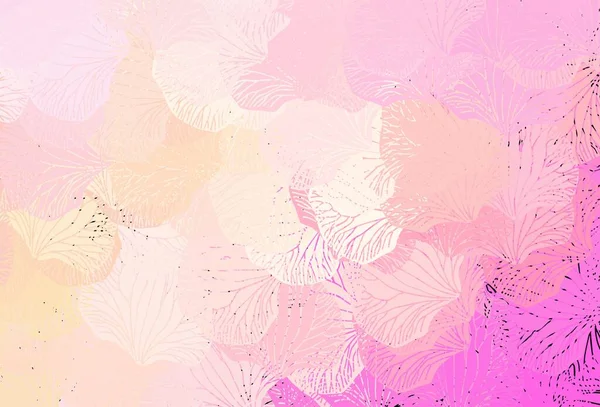 Светло Розовый Желтый Векторный Отскок Мемфисами Простая Красочная Иллюстрация Абстрактными — стоковый вектор