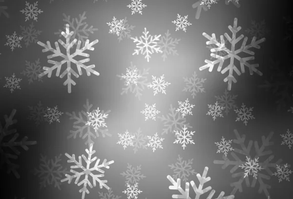 Fondo Vectorial Gris Claro Estilo Navideño Modernas Formas Abstractas Del — Vector de stock