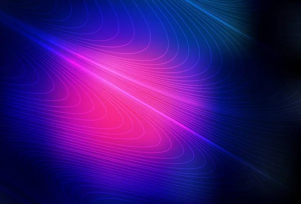 Темно Рожевий Синій Векторний Розклад Плоскими Лініями Блискуча Кольорова Ілюстрація — стоковий вектор