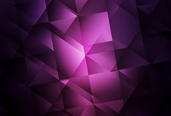Темно Фиолетовый Вектор Сияющий Триангулярным Задом Геометрическая Иллюстрация Стиле Оригами — стоковый вектор