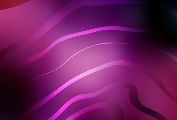 Violet Foncé Fond Vectoriel Rose Avec Des Lignes Irisées Illustration — Image vectorielle