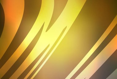 Koyu yeşil, sarı vektör soyut bulanık düzen. Gradyan tasarımlı, soyut, ışıltılı çizimler. İşiniz için yepyeni bir tasarım..