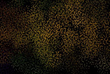 Koyu yeşil, sarı vektör arkaplan ve düz çizgiler. Bulanık dekoratif tasarım basit bir şekilde çizgilerle. İş ilanınız için akıllı tasarım.