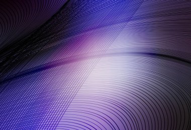 Bükülmüş çizgileri olan açık mor vektör dokusu. Yaratıcı illüstrasyon, yarım tonlu ve eğimli. Marka kitabı için şık bir desen.