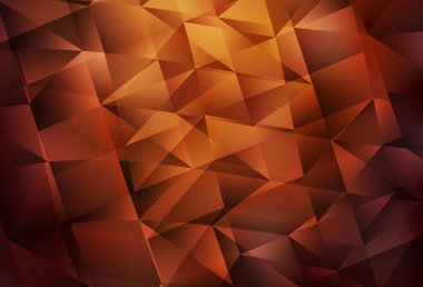 Üçgen biçiminde açık kırmızı vektör dokusu. Soyut arkaplanda renkli eğimli üçgenler. Kartvizitiniz için modern tasarım.