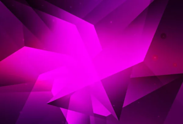Dark Purple Vektor Illustration Mit Einer Reihe Leuchtender Farbenfroher Abstrakter — Stockvektor