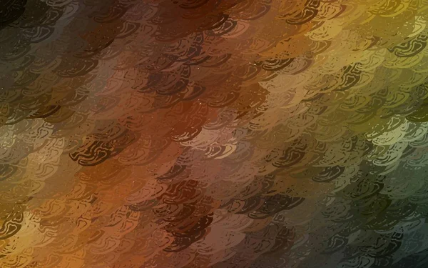 Dunkelgrüner Gelber Vektorhintergrund Mit Abstrakten Polygonalen Illustration Mit Farbenfrohen Verlaufsformen — Stockvektor