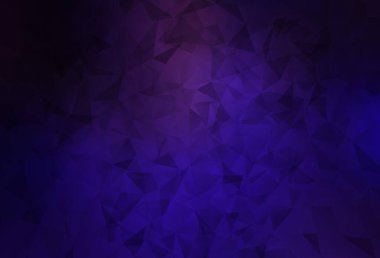 Koyu Mor, pembe vektör soyut mozaik fon. Zarif üçgenleri olan soyut çizimler. İşiniz için en iyi üçgen tasarım.