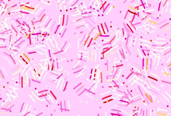 Світло Фіолетове Рожеве Векторне Компонування Плоскими Лініями Крапками Розмитий Декоративний — стоковий вектор