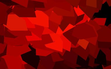 Çokgen biçimli koyu kırmızı vektör arkaplan. Soyut arkaplanda renkli eğimli üçgenler. Duvar kağıtları için zarif tasarım.