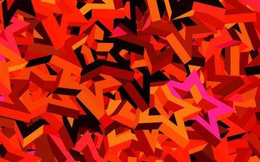 Çokgen şekilli koyu kırmızı vektör deseni. Üçgenli soyut gradyan çizimi. Kartvizitiniz için modern tasarım.