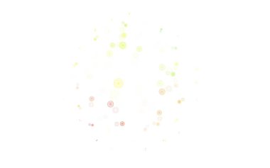 Çember şekilli ışık çok renkli vektör düzeni. Bulanık dekoratif tasarım baloncuklu soyut tarzda. Marka kitabınız için yeni şablon.