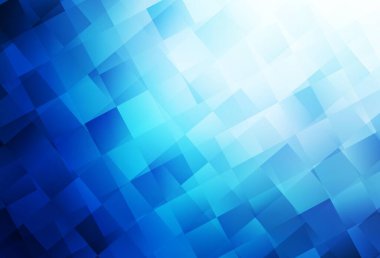 Eşkenar dörtgenli koyu mavi vektör şablonu. Renkli dikdörtgenlerle modern soyut çizimler. Web siteleri için şablon kullanılabilir.
