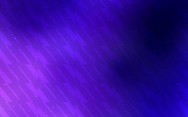 Dunkelrosa Blauer Vektorhintergrund Mit Geraden Linien Linien Auf Verschwommenem Abstrakten — Stockvektor