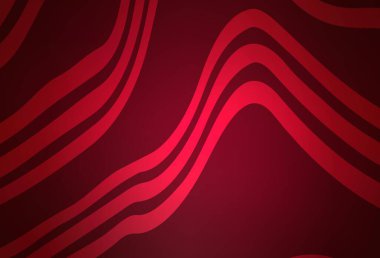 Koyu mor çizgili vektör deseni. Eğri şekilli yepyeni renkli bir tasvir. Web siteniz için soyut tasarım.