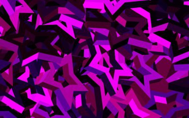 Üçgenli koyu pembe vektör arkaplan. Doğa tarzında üçgenleri olan güzel bir çizim. Duvar kağıtları için zarif tasarım.