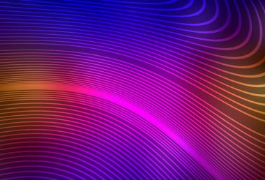 Koyu mavi, kırmızı vektör dokusu ve ince çizgileri var. Eğri şekilli yepyeni renkli bir tasvir. Reklamınız için yepyeni tasarım..