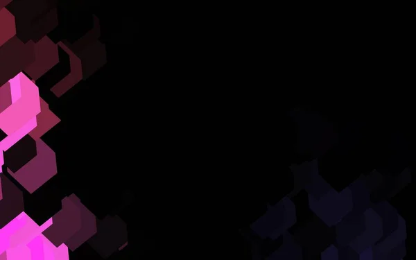 Dark Purple Modello Vettoriale Rosa Con Rombo Illustrazione Astratta Moderna — Vettoriale Stock