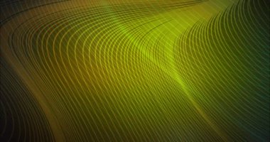 4K döngüsü koyu yeşil, keskin çizgileri olan sarı animasyon.