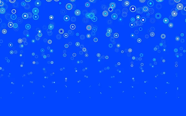 Light Blue Vector Background Bubbles Modern Abstract Illustration Colorful Water — Stock Vector