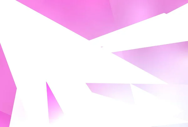 Светло Розовая Векторная Текстура Треугольным Стилем Блестящие Абстрактные Иллюстрации Треугольными — стоковый вектор