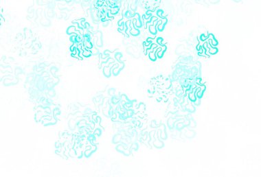 Soyut şekilli açık yeşil vektör arkaplanı. Soyut gradyan şekilli basit renkli çizimler. Bir cep telefonu için arka plan.