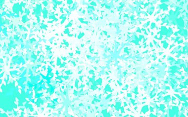 Soyut şekilli açık yeşil vektör arkaplanı. Rastgele şekillerle soyut tarzda dekoratif tasarım. Duvar kağıtları için zarif tasarım.