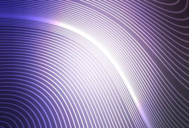 Eğri çizgileri olan açık mor vektör dokusu. Değişken çizgileri olan renkli geometrik örnek. Broşürler, broşürler için doku.