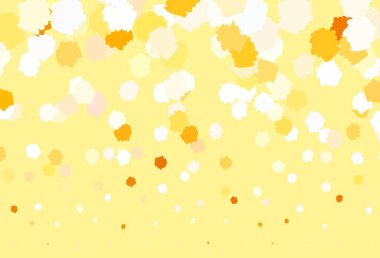 Memphis şekilli Light Orange vektör arkaplanı. Renkli rastgele şekillerle modern soyut illüstrasyon. Bir cep telefonu için arka plan.