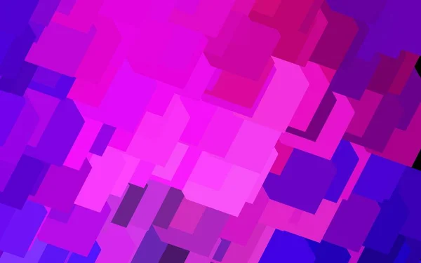 Темно Фіолетовий Рожевий Векторний Малюнок Квадратному Стилі Прямокутники Абстрактному Тлі — стоковий вектор