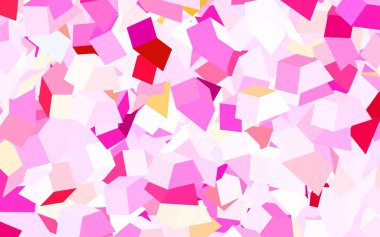 Açık Mor, soyut şekilli pembe vektör dokusu. Modern tarzda değişen renkli kaotik formlar. Web siteniz için basit tasarım.